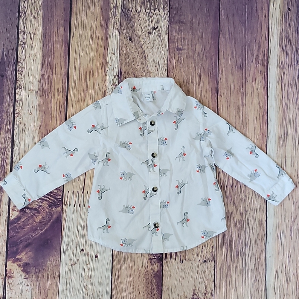 Dino 🦕 Long Sleeve Button Down